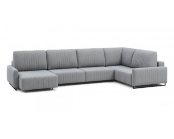 Диван Хаммер с узкими подлокотниками с оттоманкой