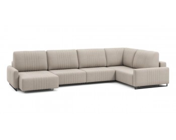 Диван Хаммер с узкими подлокотниками с оттоманкой