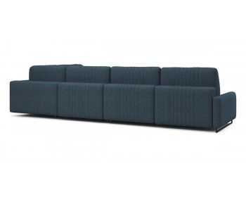 Диван Хаммер с узкими подлокотниками с оттоманкой