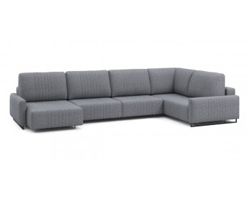 Диван Хаммер с узкими подлокотниками с оттоманкой