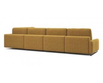 Диван Хаммер с узкими подлокотниками с оттоманкой