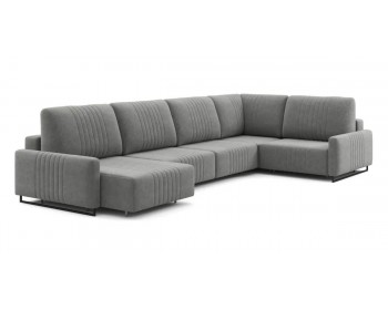 Диван Хаммер с узкими подлокотниками с оттоманкой