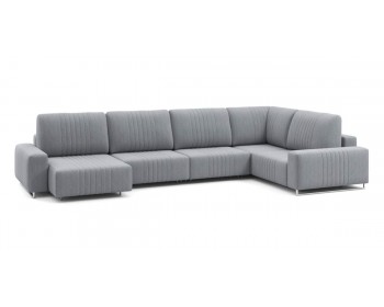 Диван Хаммер с широкими подлокотниками с оттоманкой