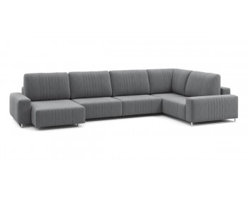 Диван Хаммер с широкими подлокотниками с оттоманкой