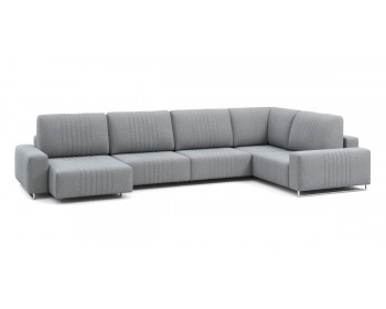 Диван Хаммер с широкими подлокотниками с оттоманкой