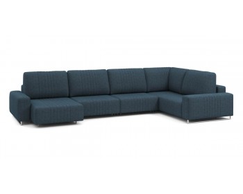 Диван Хаммер с широкими подлокотниками с оттоманкой