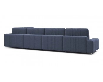 Диван Хаммер с широкими подлокотниками с оттоманкой