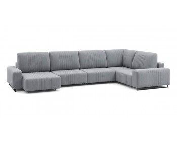 Диван Хаммер с широкими подлокотниками с оттоманкой