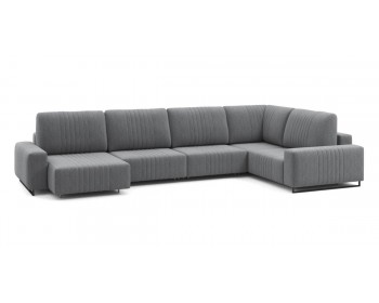 Диван Хаммер с широкими подлокотниками с оттоманкой