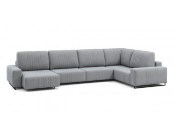 Диван Хаммер с широкими подлокотниками с оттоманкой