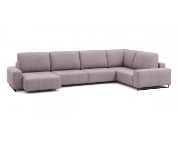 Диван Хаммер с широкими подлокотниками с оттоманкой