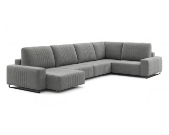 Диван Хаммер с широкими подлокотниками с оттоманкой