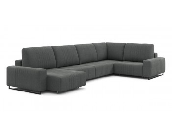 Диван Хаммер с широкими подлокотниками с оттоманкой