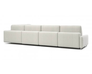 Диван Хаммер с узкими подлокотниками с оттоманкой