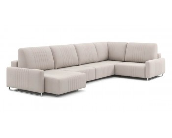 Диван Хаммер с узкими подлокотниками с оттоманкой