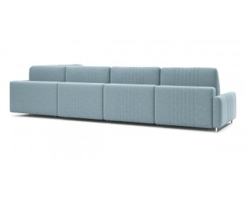 Диван Хаммер с узкими подлокотниками с оттоманкой