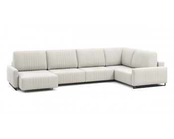 Диван Хаммер с узкими подлокотниками с оттоманкой