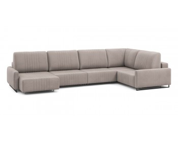 Диван Хаммер с узкими подлокотниками с оттоманкой