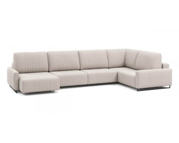 Диван Хаммер с узкими подлокотниками с оттоманкой