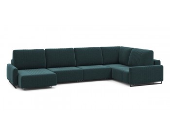 Диван Хаммер с узкими подлокотниками с оттоманкой