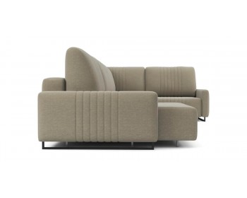 Угловой диван Хаммер  с узкими подлокотниками с оттоманкой