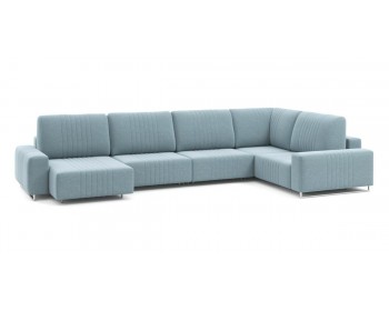 Диван Хаммер с широкими подлокотниками с оттоманкой