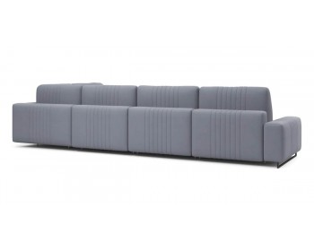 Диван Хаммер с широкими подлокотниками с оттоманкой