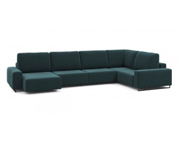 Диван Хаммер с широкими подлокотниками с оттоманкой