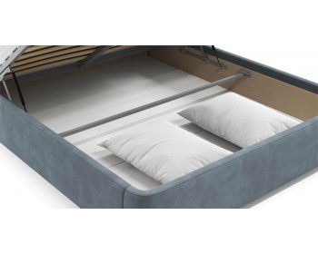 Кровать Грэта с серебряным декором