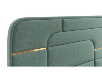 Кровать Грэта с золотым декором