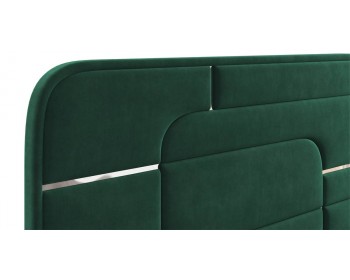 Кровать Грэта с серебряным декором