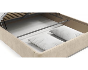 Кровать Грэта с серебряным декором