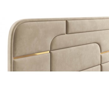 Кровать Грэта с золотым декором