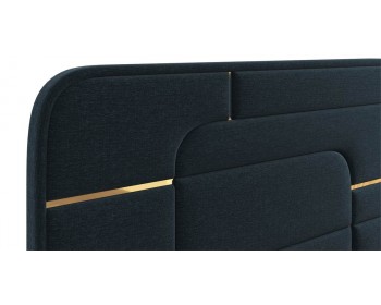 Кровать Грэта с золотым декором