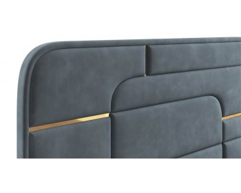 Кровать Грэта с золотым декором