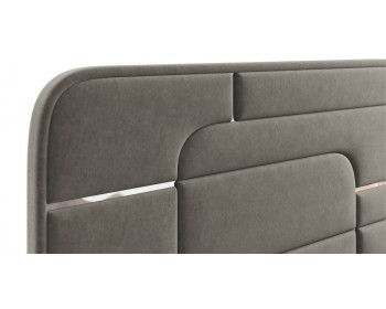 Кровать Грэта с серебряным декором