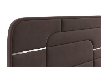 Кровать Грэта с серебряным декором