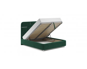 Кровать Грэта с серебряным декором