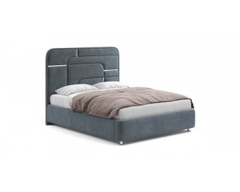 Кровать Грэта с серебряным декором