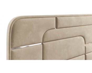 Кровать Грэта с серебряным декором