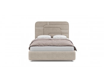 Кровать Грэта с серебряным декором