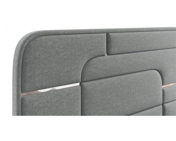 Кровать Грэта с серебряным декором