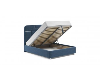 Кровать Грэта с серебряным декором