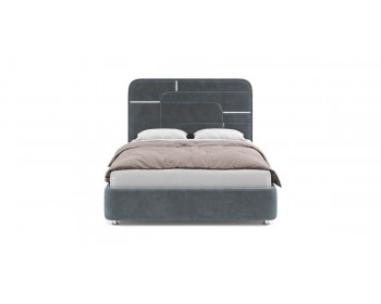 Кровать Грэта с серебряным декором