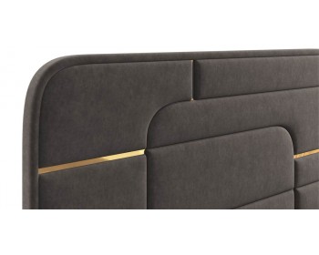 Кровать Грэта с золотым декором