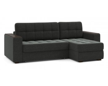 Угловой диван Гринвич  22 узкие подлокотники декор венге