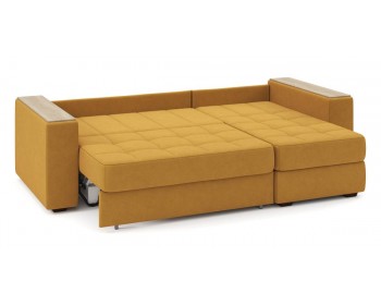 Угловой диван Гринвич  22 узкие подлокотники декор дуб каньон