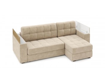 Угловой диван Гринвич NEXT 22 узкие подлокотники декор дуб каньон