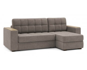 Угловой диван Гринвич  22 узкие подлокотники декор дуб каньон