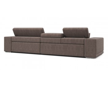 Угловой диван Satellite-S с широкой оттоманкой